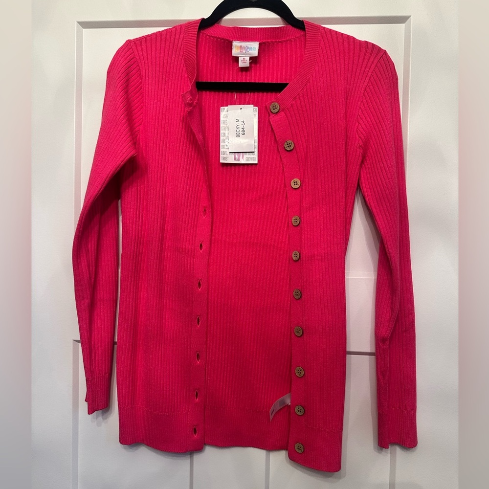 BNWT Lularoe Becky Cardigan, size medium